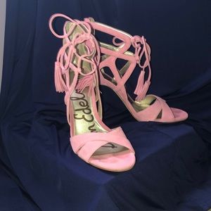 Sam Edelman Azalea sandal in Bubblegum suede